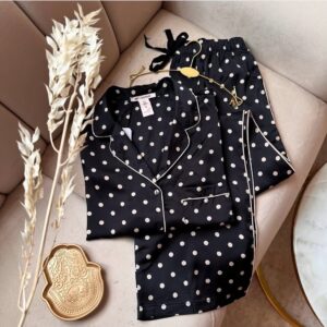 Pyjama Satin Demi-Manche HP394