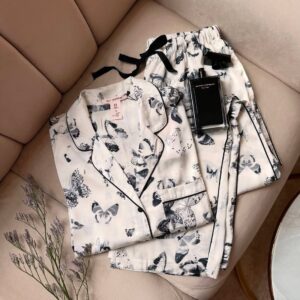 Pyjama Satin Demi-Manche HP394