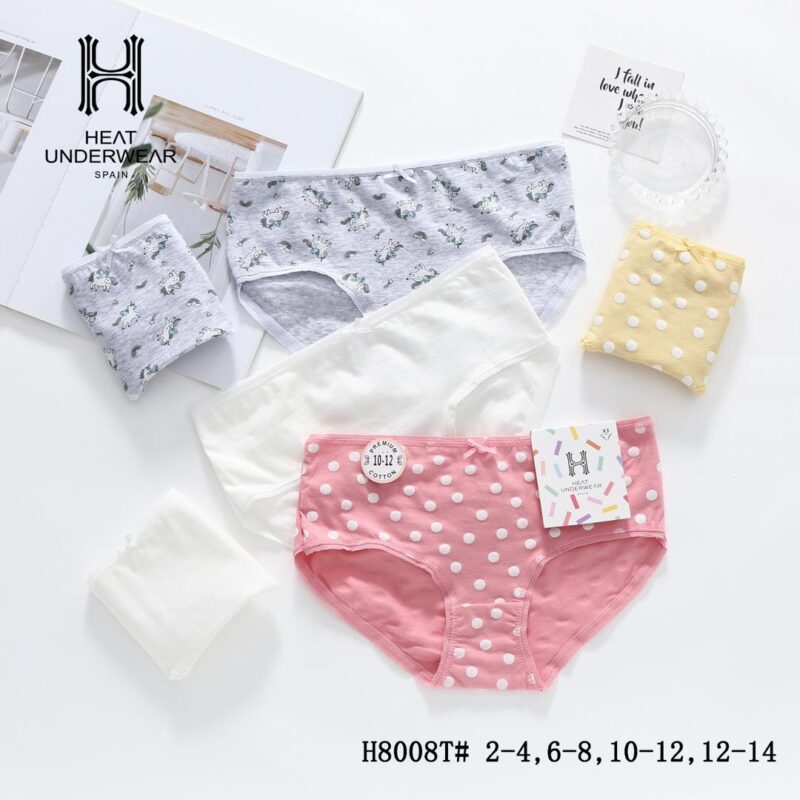 Pack 3 culottes pour enfant en Cotton