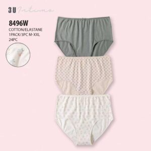 Pack 3 Culottes Coton 8496w