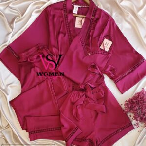 Pyjama Satin 3 Piece HP379 HW1060