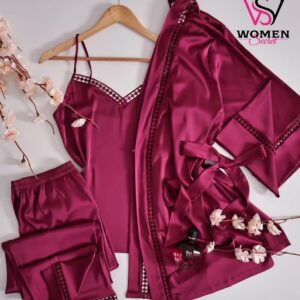 Pyjama Satin 3 Piece HP379 HW1060
