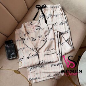 Pyjama Satin Demi-Manche HP392