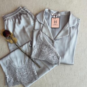 Pyjama Satin HP413 Gris