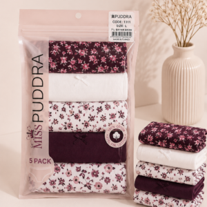 Pack de 5 culottes ( Cotton)  Puddra 5-16
