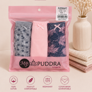 Pack de 3 culottes ( Cotton)  Puddra 3-3