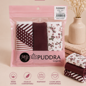 Pack de 3 culottes ( Cotton)  Puddra 3-5
