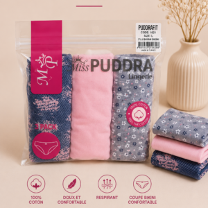 Pack de 3 culottes ( Cotton)  Puddra 3-1