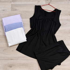 Ensemble Bustier demi collant en coton 809-6