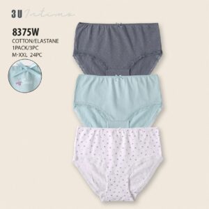 Pack 3 Culottes Coton 8375