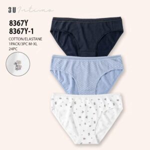 Pack 3 Culottes Coton 8367Y