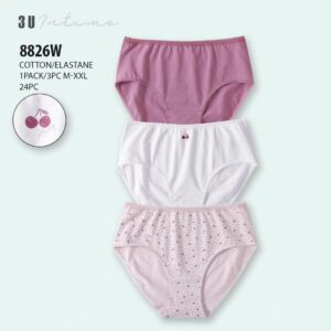 Pack 3 Culottes Coton 8826W