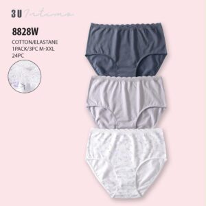 Pack 3 Culottes Coton 8828W